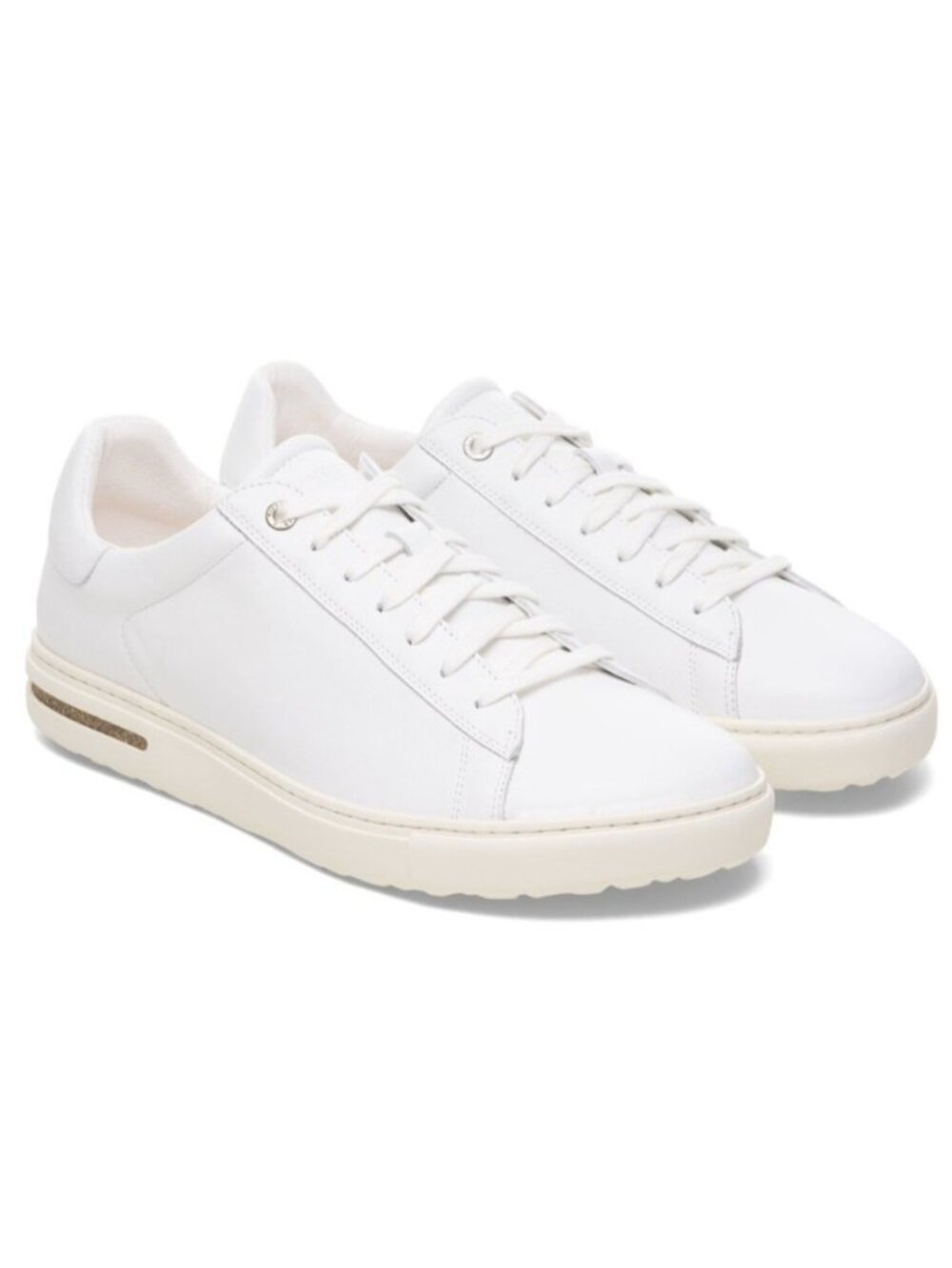 Birkenstock Bent White Leather Low-Top Sneakers Unisex Size EU41 M8-8.5 W10-10.5